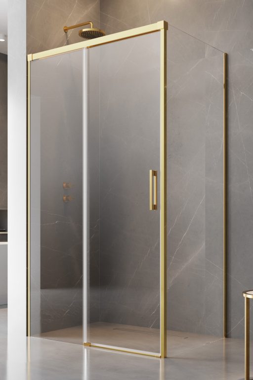 Idea Gold KDJ - złota kabina prysznicowa, szyba prysznicowa | Radaway